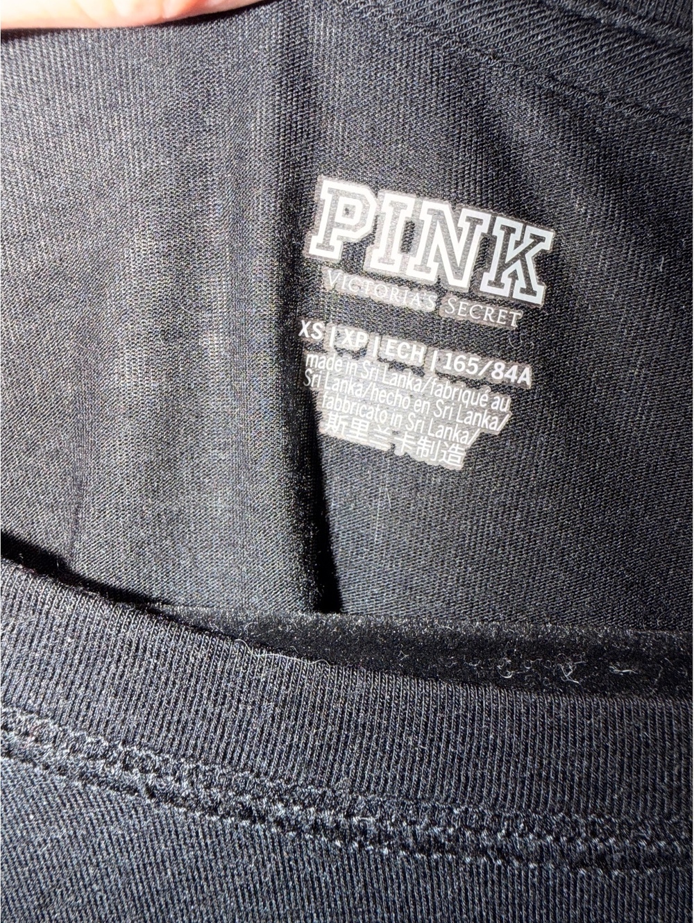 Victoria secret pink cropped t shirt - Picture 3 of 5
